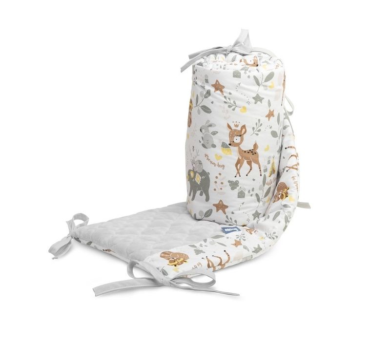 Sensillo, ochraniacz do łóżeczka, leśna przygoda, karo, 180 cm