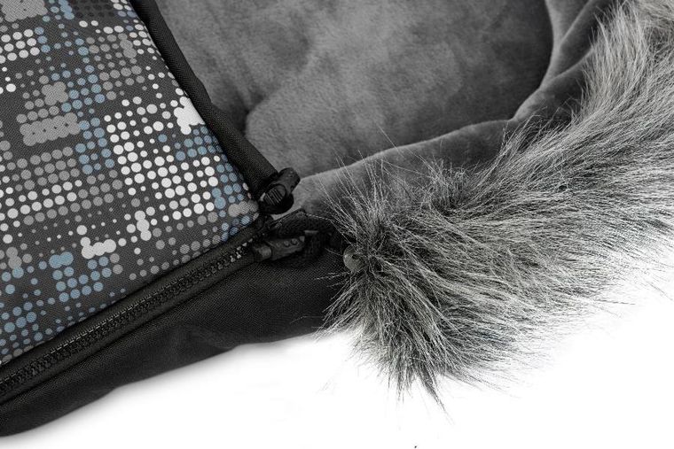 Sensillo, Olaf, śpiworek do wózka, grafitowy, kropki