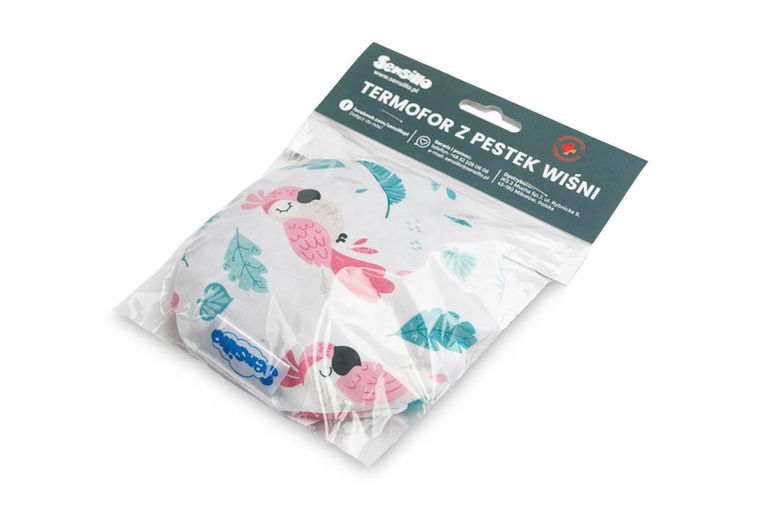 Sensillo, Papuga, termofor, pestki wiśni