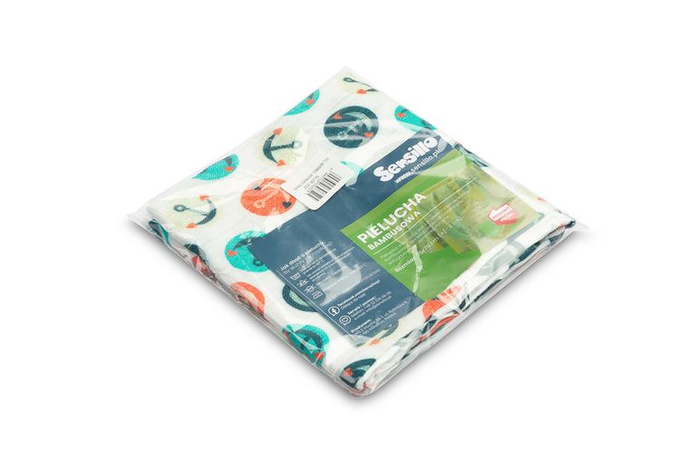 Sensillo, pielucha bambusowa, kotwice, 75-75 cm