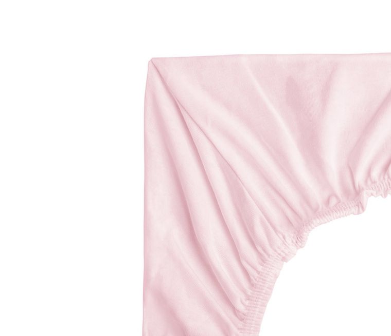 Sensillo, prześcieradło bambusowe do kołyski, różowy, 40-90 cm