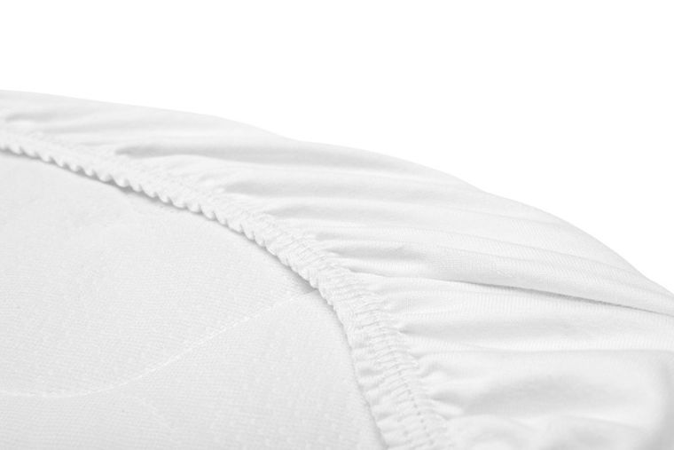 Sensillo, prześcieradło bambusowe do wózka, biały, 35-75 cm