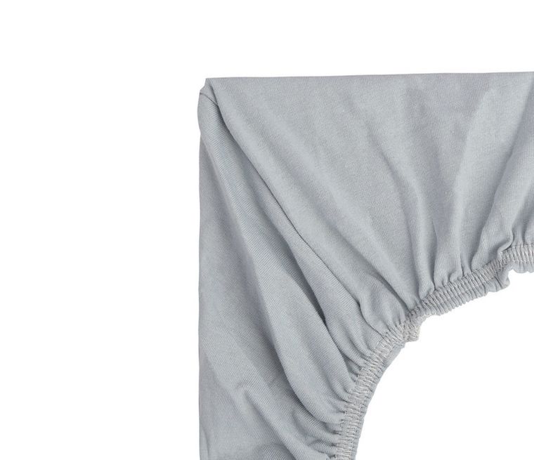 Sensillo, prześcieradło do kołyski, bambus szary, 40-90 cm