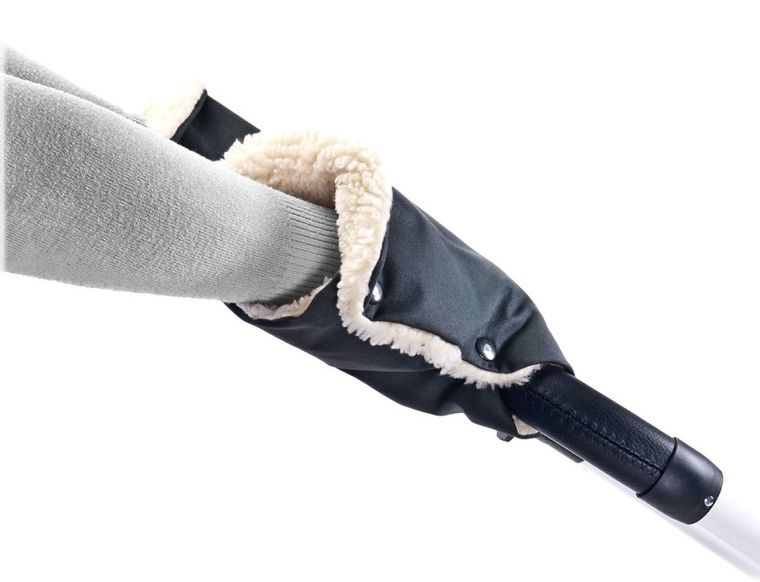 Sensillo, rękawiczka/mufka do wózka, czarna