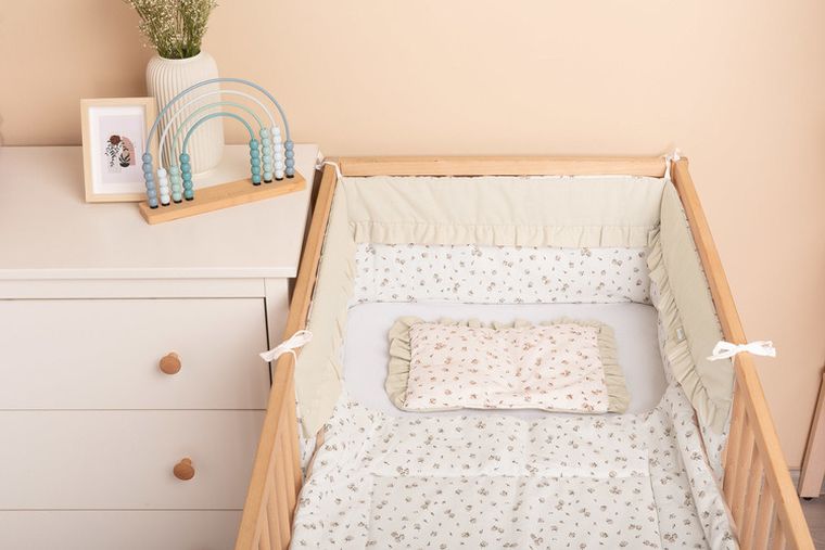 Sensillo, Rose, ochraniacz do łóżeczka, beige