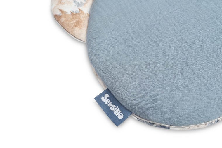 Sensillo, Smoki, komplet muślinowy do wózka, jeans