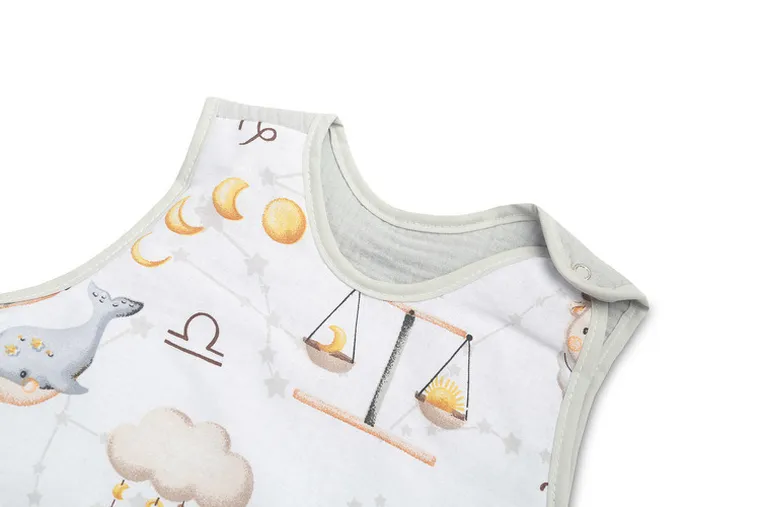 Sensillo, śpiworek do spania M, zodiak, szary, TOG 1.0, 50-80 cm