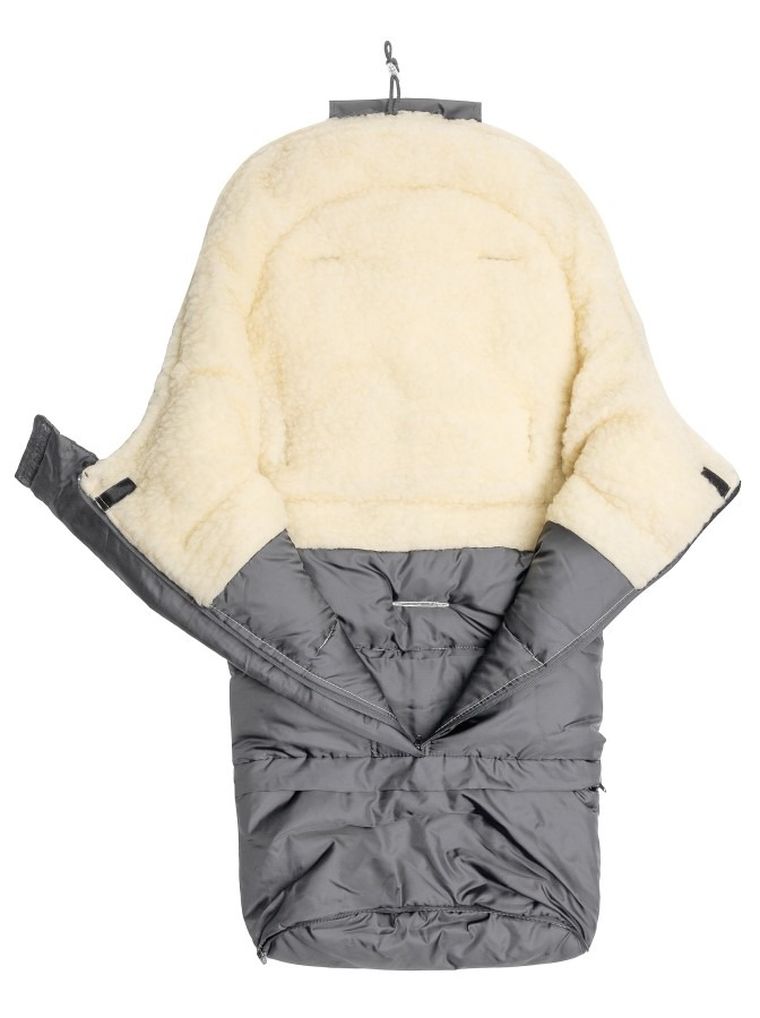 Sensillo, śpiworek do wózka combi 3w1, grey