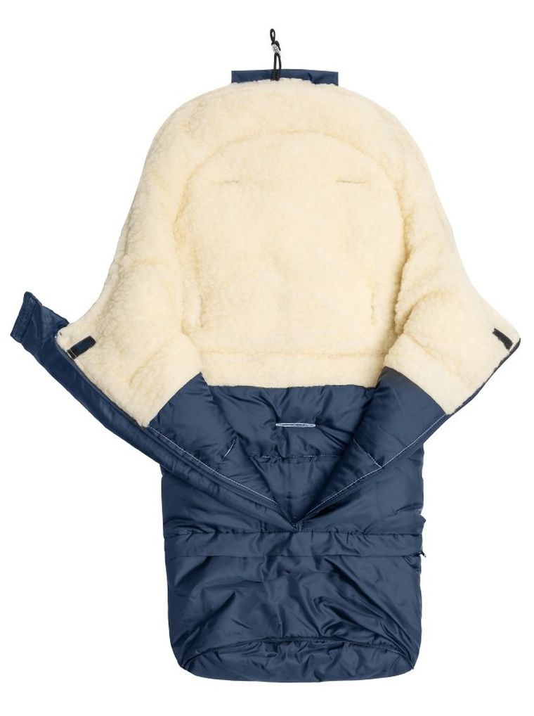 Sensillo, śpiworek do wózka combi 3w1, navy