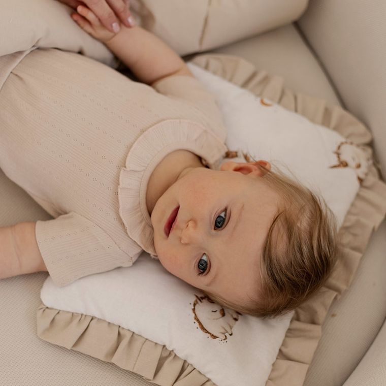 Sensillo, Unicorn, bawełniany komplet do łóżeczka, beige