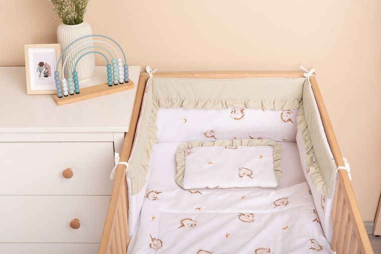 Sensillo, Unicorn, ochraniacz do łóżeczka, beige