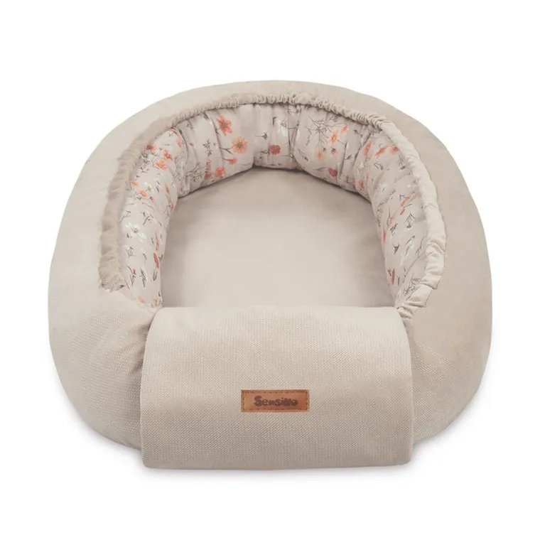 Sensillo, Velvet, kokon, bloom beige, 80-45 cm
