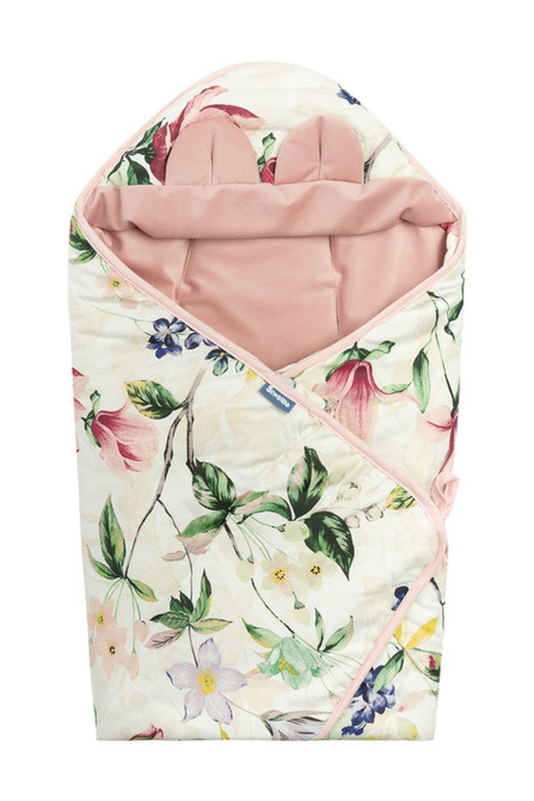 Sensillo, Velvet XL, otulacz do fotelika, magnolia różowy