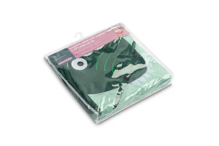 Sensillo, Water Friends, okrycie kąpielowe, krokodyl, green, 100-100 cm