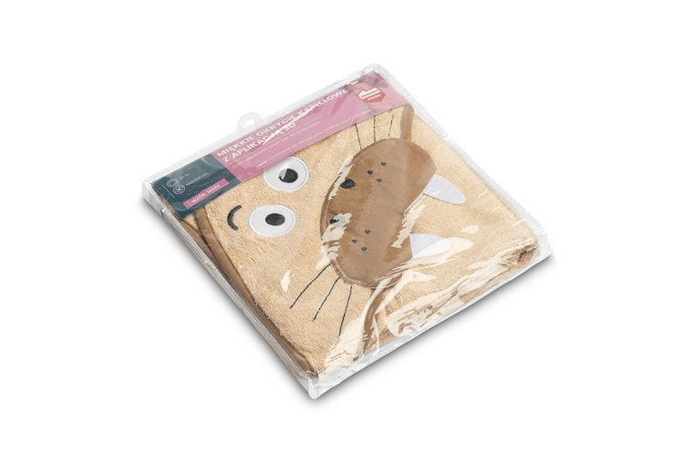 Sensillo, Water Friends, okrycie kąpielowe, mors, beige, 100-100 cm