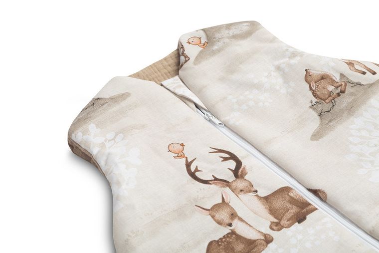 Sensillo, Zagajnik, śpiworek do spania, TOG 1.0, brązowy, rozmiar L