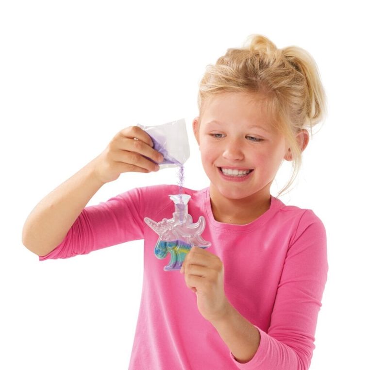 SES Creative, butelki z galaktycznym piaskiem, Jednorożec i tęcza