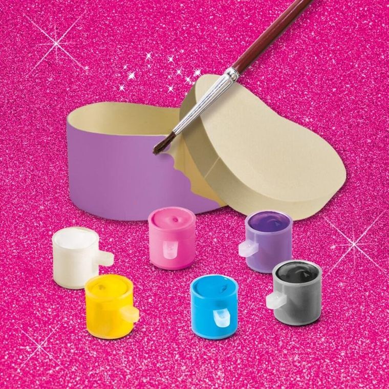 SES Creative, diamentowe malowanie pudełek na biżuterię, jednorożec