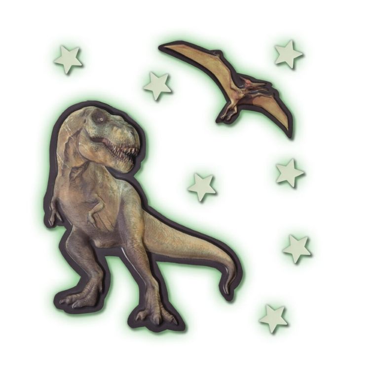 SES Creative, dinozaur T-rex i gwiazdki świecące w ciemności