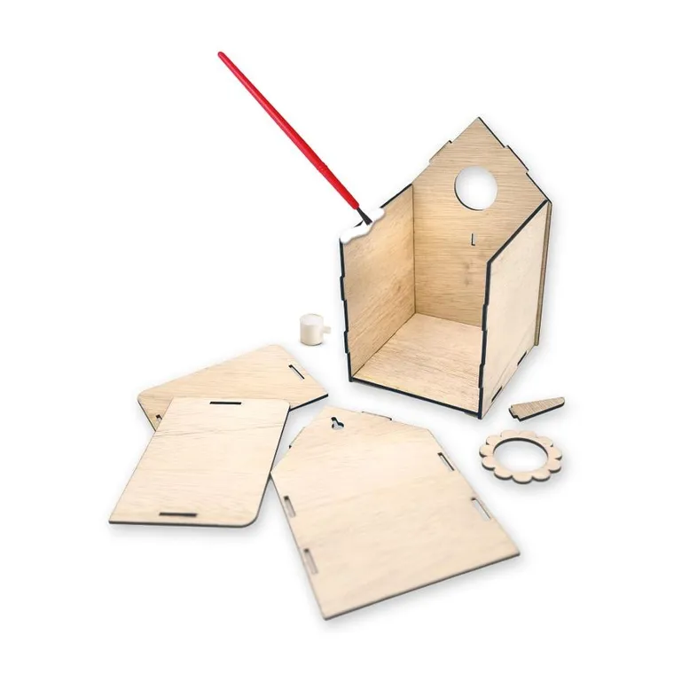 SES Creative, domek drewniany dla ptaków, zestaw kreatywny