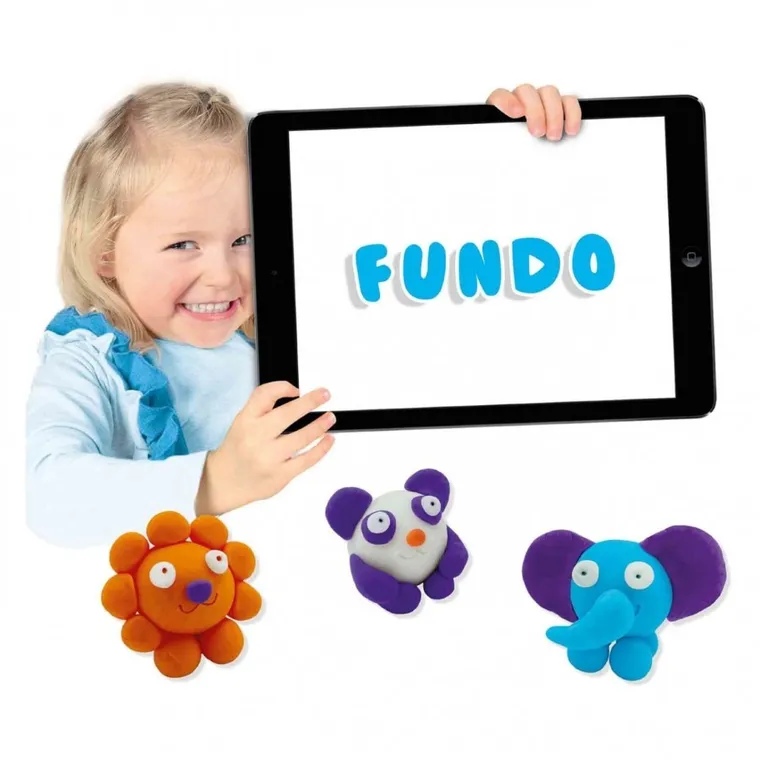 SES Creative, FunDo, ciastolina, dzikie zwierzęta, masa plastyczna