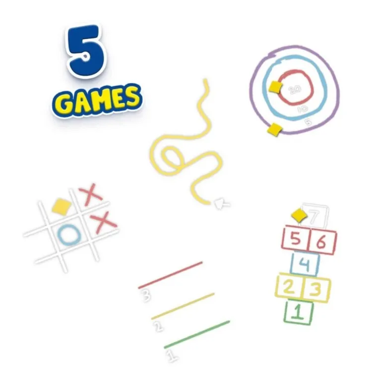 SES Creative, gry kredowe 5w1