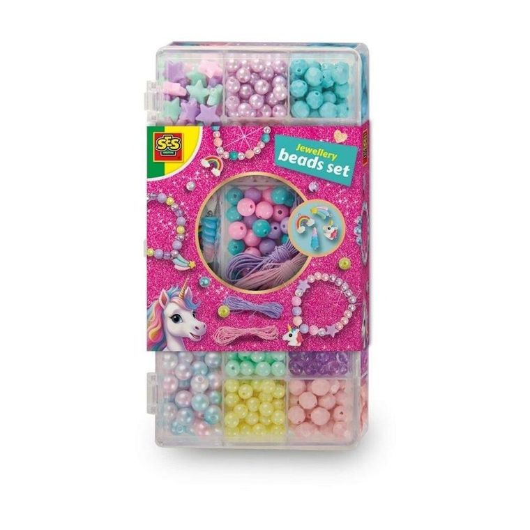 SES Creative, Jednorożec, zestaw koralików z biżuterią