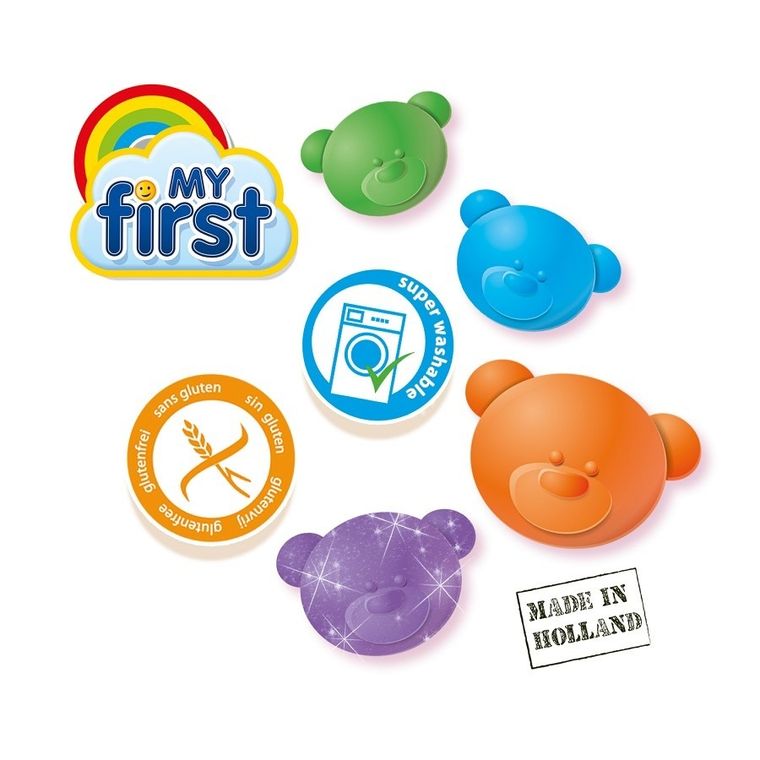 SES Creative, moja pierwsza ciastolina, 4x 90 g