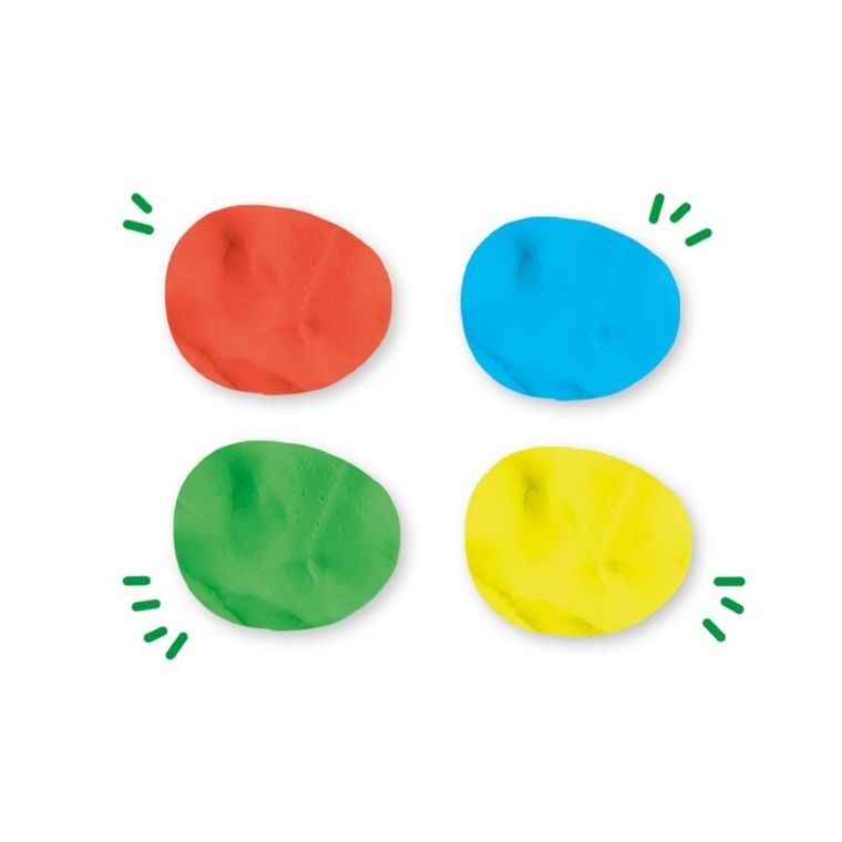 SES Creative, Pure Dough, ciastolina, 4-90g