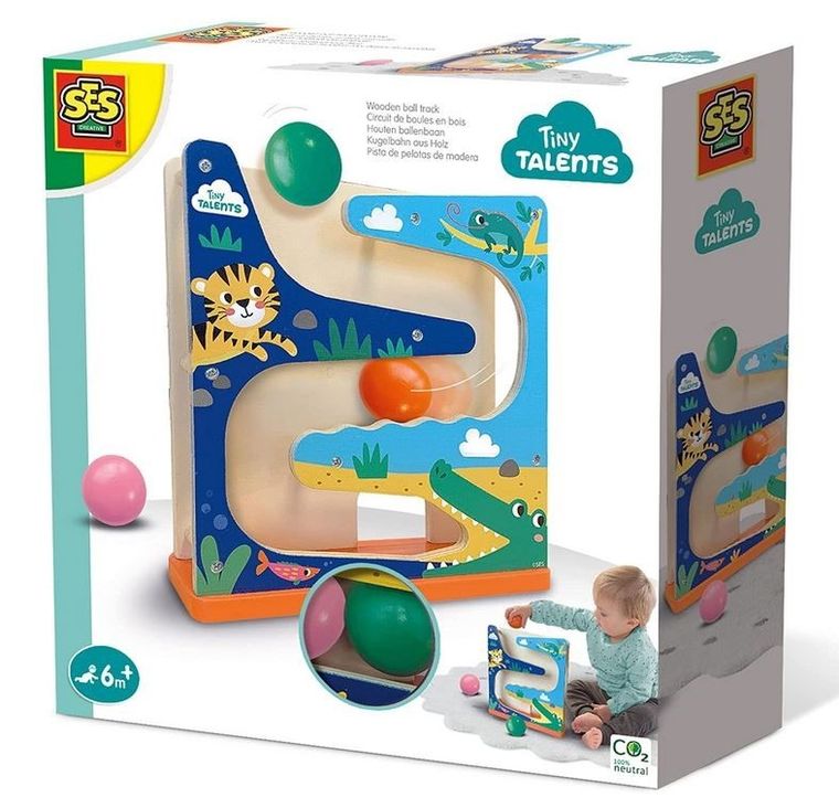 SES Creative, tor krokodyl z drewnianą piłką