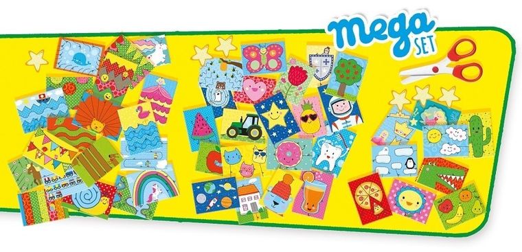 SES Creative, Uczę się wycinać, mega zestaw z nożyczkami