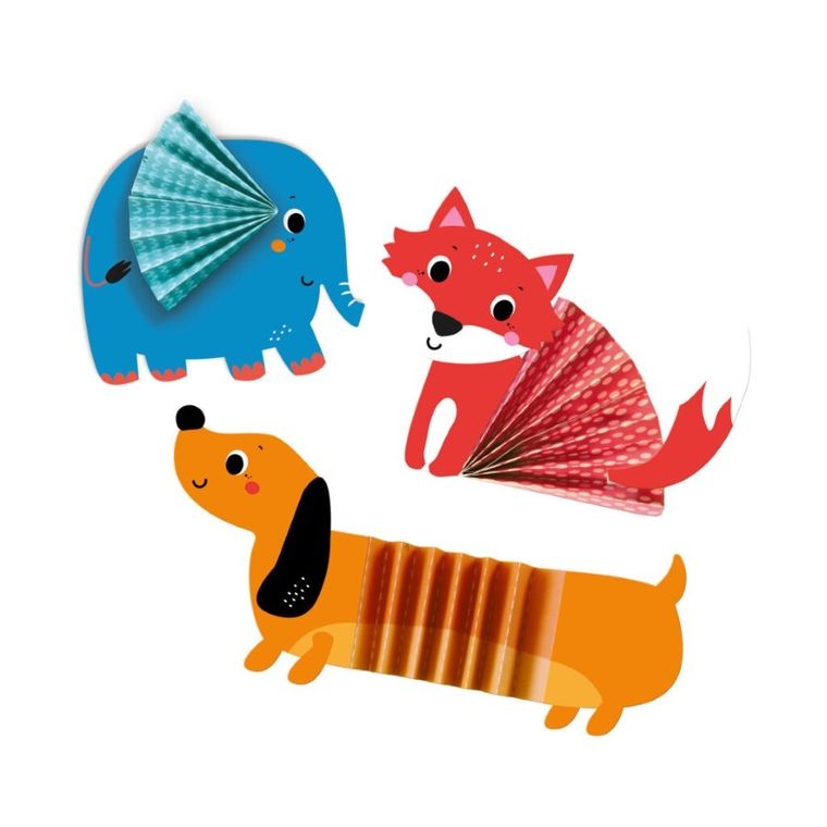 SES Creative, zygzakowate origami, zwierzęta