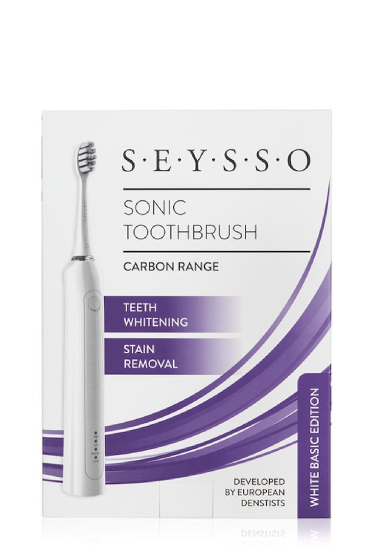 Seysso, Carbon Basic White, szczoteczka soniczna, SE005WHT