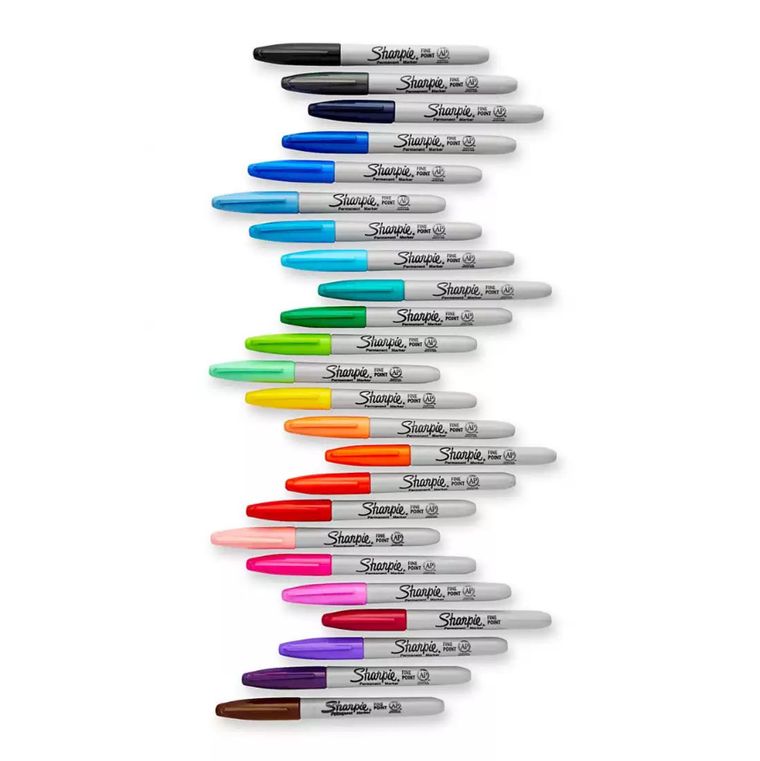 Sharpie, Fine, marker, czerwony