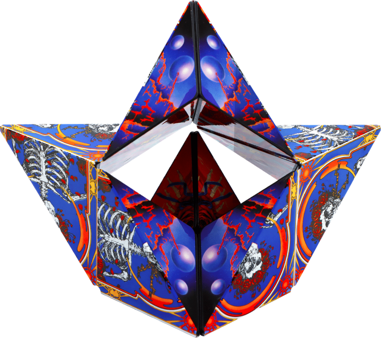 Shashibo, kostka magnetyczna, łamigłówka, Skull & Roses