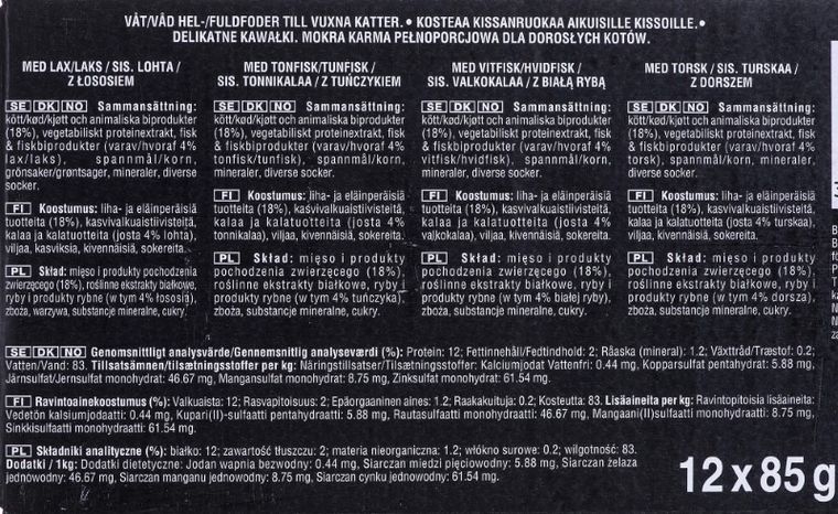 Sheba, Craft Collection, saszetka z mokrą karmą dla kota, Smaki Rybne, 12-85g