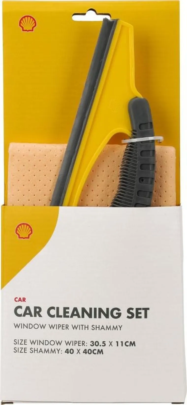 Shell, ściereczka i ściągaczka do szyb, 21 cm