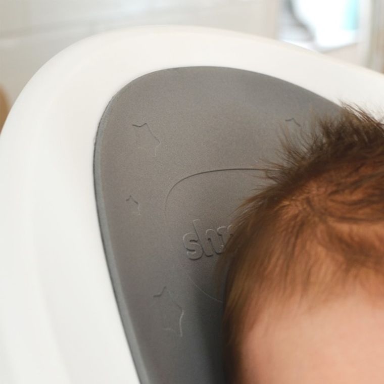 Shnuggle, Baby, wanienka dla niemowlaka z odpływem, white stars