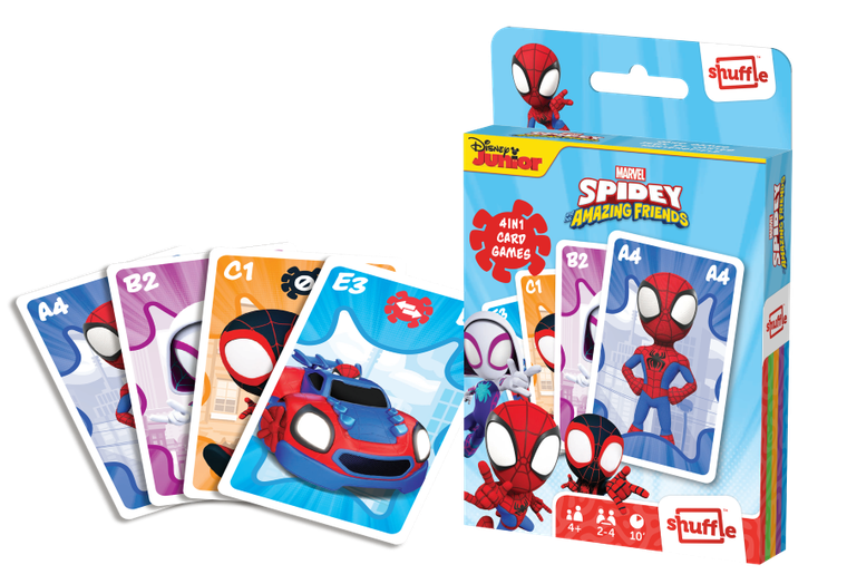Shuffle, Spidey i super-kumple, gra karciana 4w1