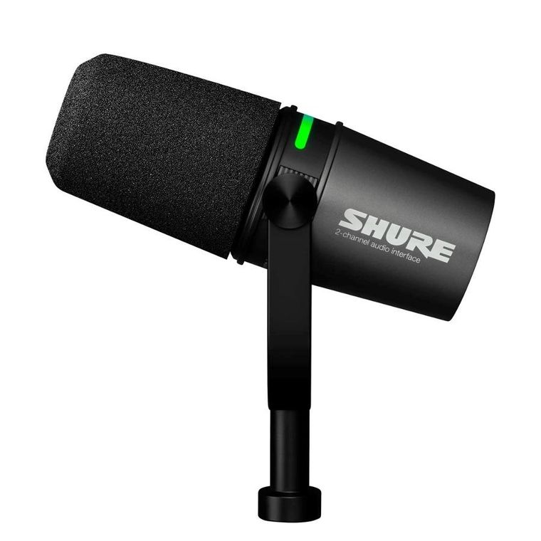 Shure, MV7i, inteligentny mikrofon z interfejsem US