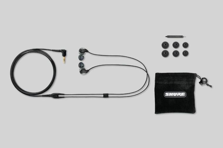 Shure, SE112-GR-EFS, słuchawki douszne, szare