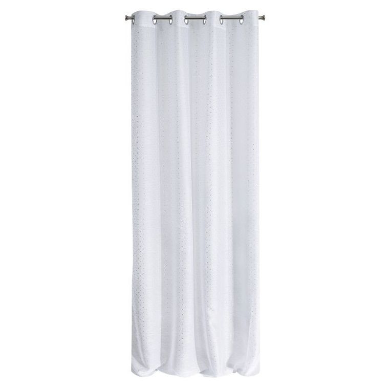 Siebel, firana gotowa z srebrnym nadrukiem, 140-250 cm