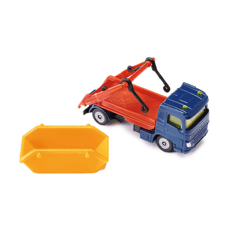 Siku, Ciężarówka LKW z podnośnikiem hakowym, model pojazdu, 1298