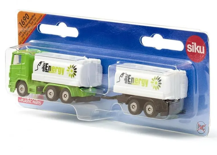 Siku, Ciężarówka z cysterną i przyczepą, model pojazdu, 1690