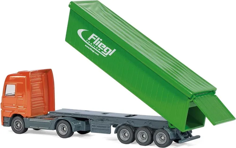 Siku, Ciężarówka z naczepą i plandeką, model pojazdu, 1796