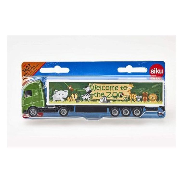 Siku, Ciężarówka z przyczepą, model pojazdu, Welcome to Zoo 1627