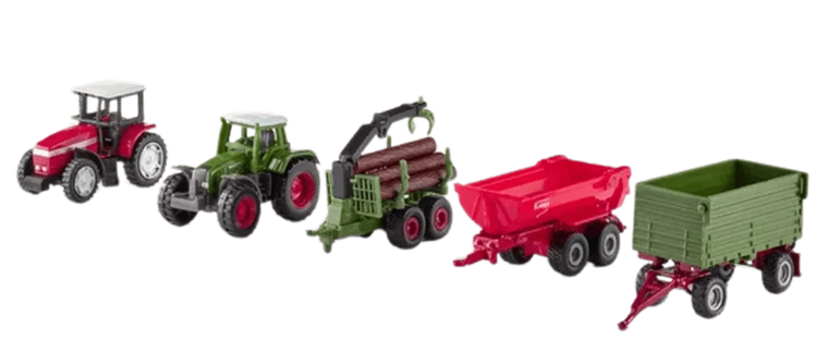 Siku, Farmer, zestaw pojazdów rolniczych, 1:87, 8300