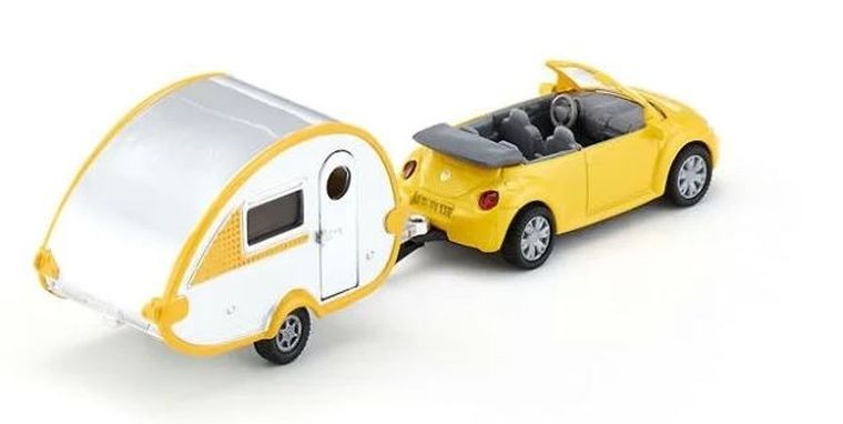 Siku, Samochód z przyczepą campingową, model pojazdu, 1629