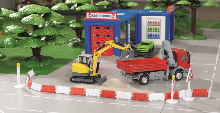 Siku Super, Koparka gąsienicowa Wacker Neuson ET65, model pojazdu, 3559