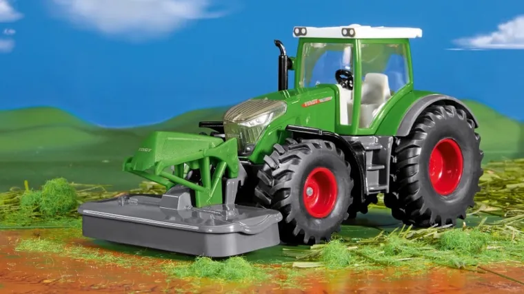 Siku, Traktor Fendt 942 Vario z kosiarką czołową, model pojazdu, 2000